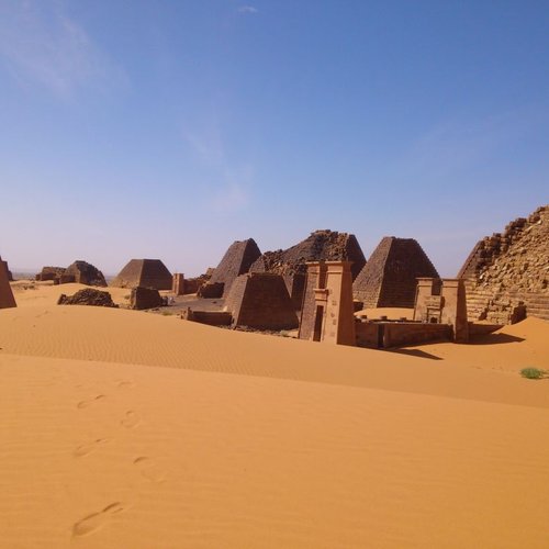 Pyramiden von Meroe Nordsudan