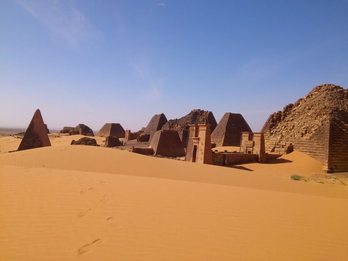 Pyramiden von Meroe Nordsudan