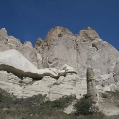 Landschaft in Kappadokien Zentralanatolien