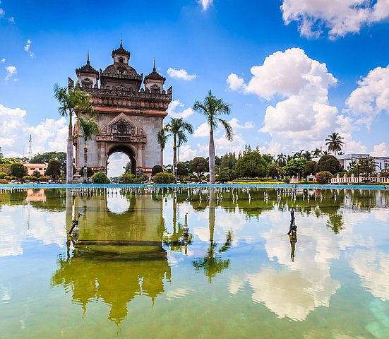 Patuxai Thriumphbogen Vientiane