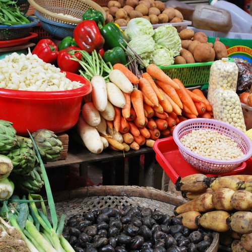 Ho Chi Minh City Vietnam Binh Tay market