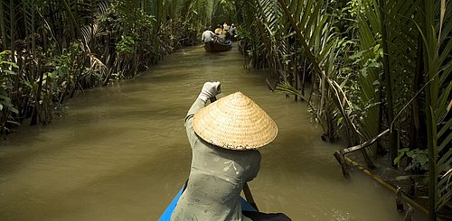  Bootsfahrt Mekong Fluss Vietnam