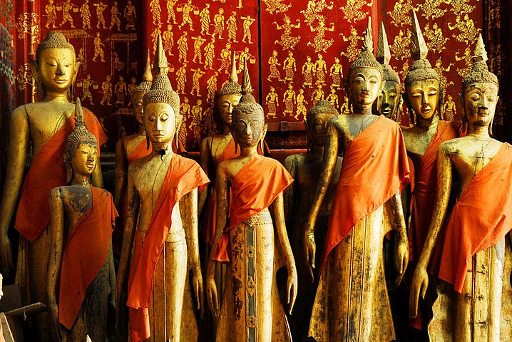 Buddha Wat Xieng Thong Luang Prabang Luang Prabang zählt zu den Highlights einer Indochinareise