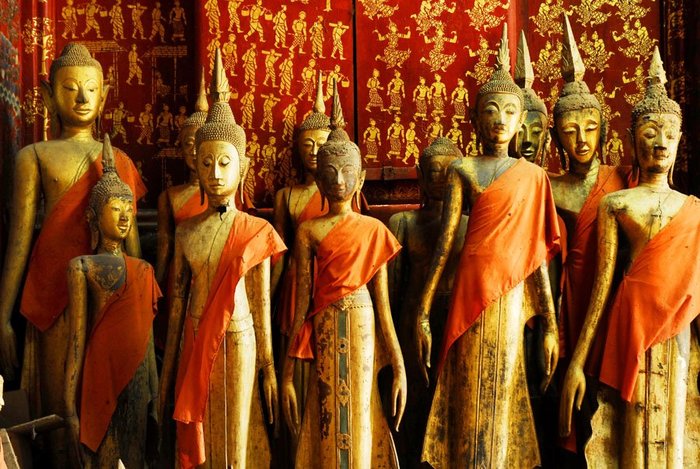 Buddha Wat Xieng Thong Luang Prabang