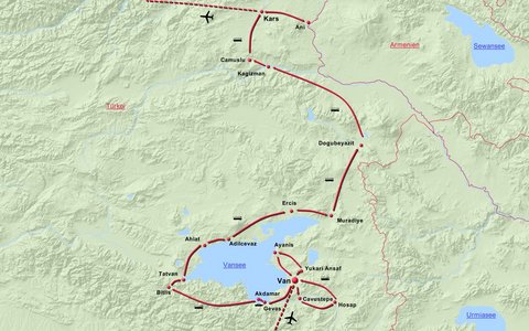 Ostanatolien - im Reich der Urartäer archäologische Studienreise