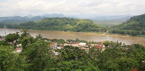 Phou Si Ausblick Luang Prabang