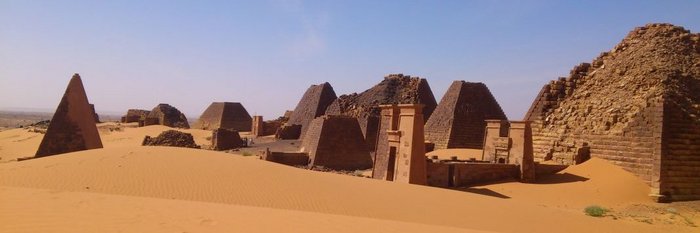 Pyramiden von Meroe Nordsudan
