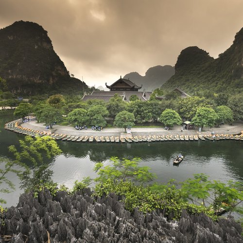 Ninh Binh Trockene Halongbucht Vietnam