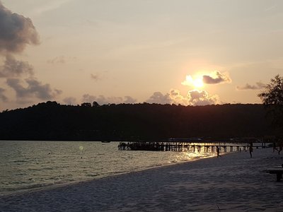 Kambodscha Koh Rong traumhafte Sonnenuntergänge