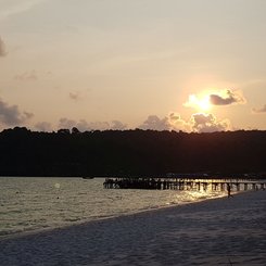 Kambodscha Koh Rong traumhafte Sonnenuntergänge