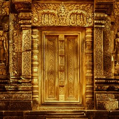 Detail Banteay Srei Siem Reap - Kambodscha Indochina