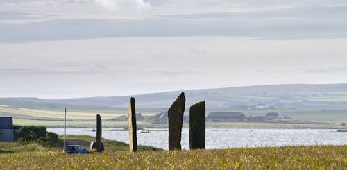 The Stones of Stenness and Loch of Harray © VisitScotland / Paul Tomkins