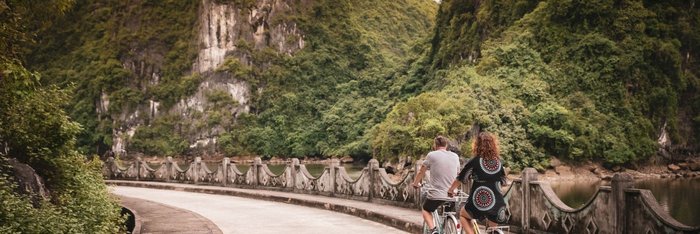 Heritage Line Ylang Lan Ha Bay Fahrradausflug Cat Ba 