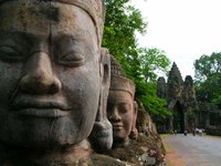 Angkor Thom bei Siem Reap in Kambodscha in Indochina Asien