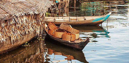 Schwimmendes Dorf am Tonle Sap