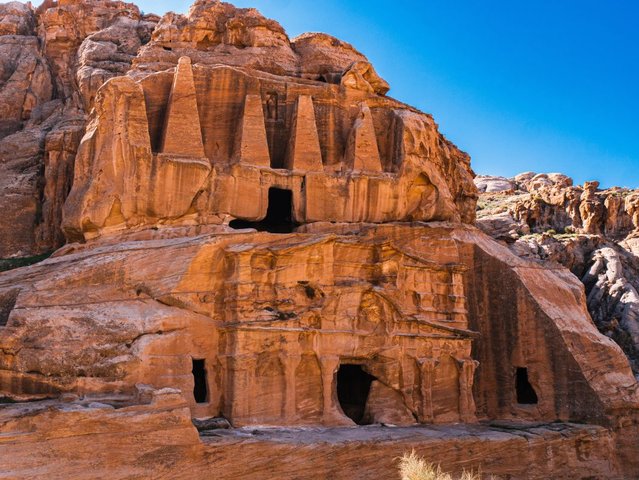 Petra Hauptstadt der Nabatäer in Jordanien