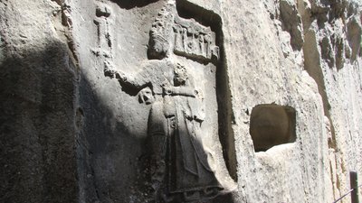 Yazilikaya monumentale Felsreliefs der Hethiter