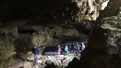 unterer Zugangsbereich der Höhle El Pendo