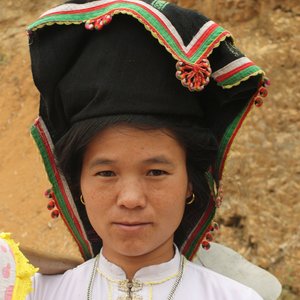 Frau in Dien Binh Nordwesten von Vietnam