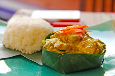 Amok Fischcurry. Nationalgericht in Kambodsch - unbedingt versuchen!