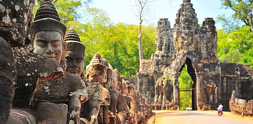 Tor in Angkor Thom Kambodscha