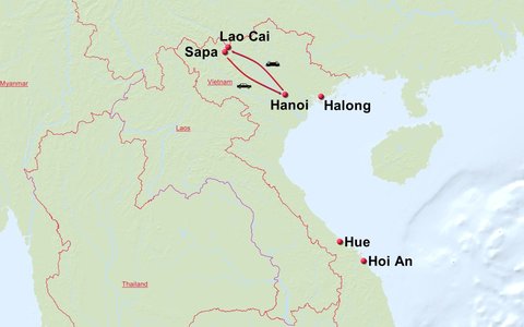 Sapa Vortprogramm zur Gruppentour Vietnam