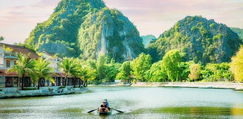Ninh Binh Tam Coc Trockene Halongbucht Vietnam
