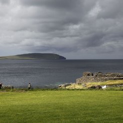 Midhowe Broch Rousey Orkney © VisitScotland / Paul Tomkins