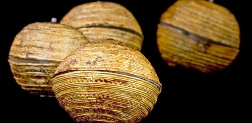 Kopfschmuck aus Goldkugeln Hallstattzeit/ Foto:Keltenmuseum Hallein Thorsten Rabsilber