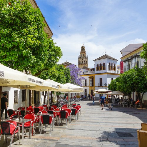 Spanische Straßenszene