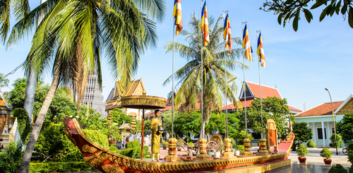 Siem Reap ist Ausgangspunkt für den Besuch der Tempelanlagen von Angkor bei jeder Reise durch Kambodscha