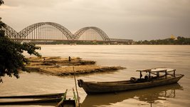 Fluss in Myanmar