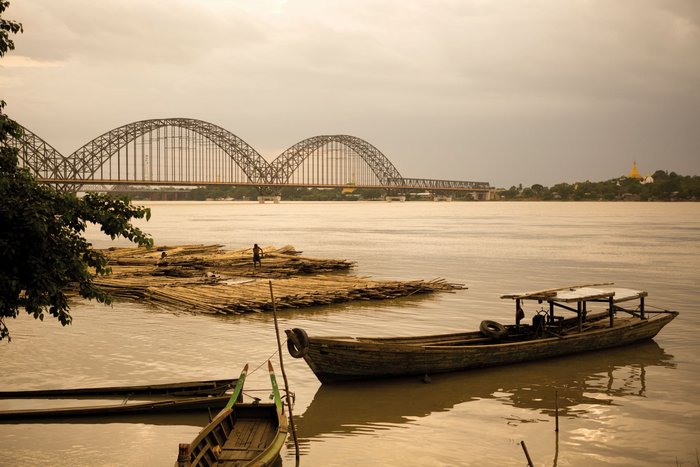 Fluss in Myanmar