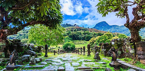 Vat Phou oder Wat Phu UNESCO Weltkulturerbe in Südlaos