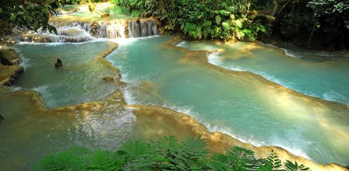 Kuang Si Wasserfälle bei Luang Prabang