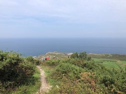 Landschaft bei El Pindal Nordspanien Asturien