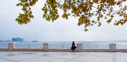 Promenade am Kaspischen Meer Baku