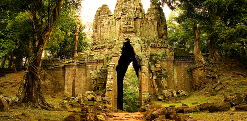 Angkor Thom Tempel in Kambodscha Indochina Asien 