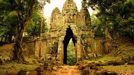 Angkor Thom Tempel in Kambodscha Indochina Asien 