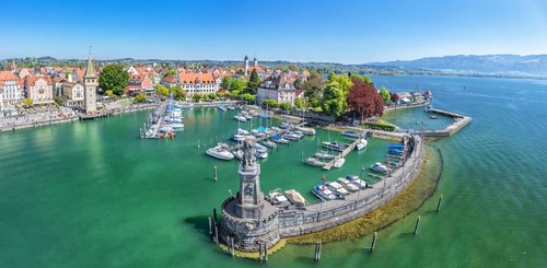 Lindau Hafenansicht