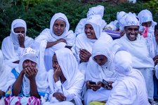 äthiopisch orthodoxes Osterfest in Lalibela äthiopisch orthodoxes Osterfest in Lalibela
