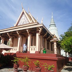 Wat Phnom in Phnom Penh - der namensgebende Tempel der Hauptstadt von Kambodscha