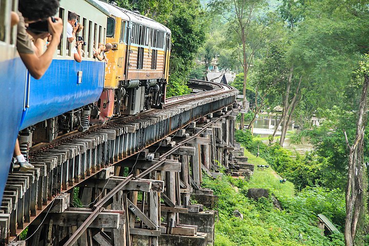Kanchanaburi Zentralthailand Todesbahn am River Kwai