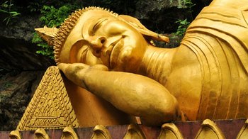 Buddha Wat Phou Si Luang Prabang Laos