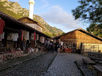 Mittelalterlicher Bazar Kruja Albanien