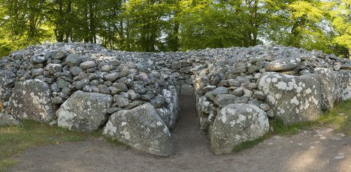 prähistorische Stätte Clava Cairns nahe Inverness Schottland