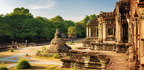 Angkor Wat UNESCO Weltkulturerbe in Siem Reap Kambodscha Indochina Asien