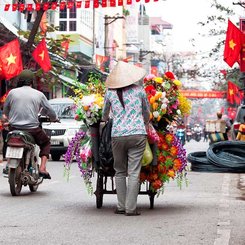 Hanoi Vietnam Markt