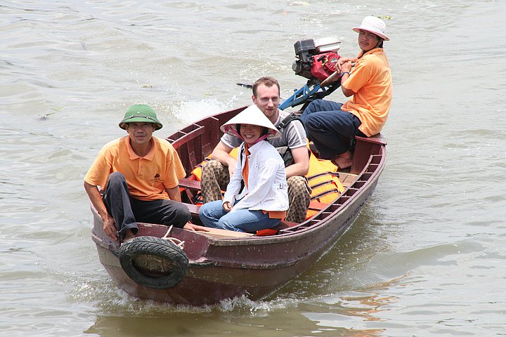 Sampan im Mekongdelta