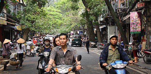 Hanoi Straßenszene